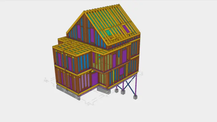 Image from Parhus gallery. Timber Structure building.